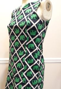 Haley and the Hound Elephant Print Sheath Dress 4